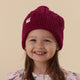 Raspberry Organic Baby Knit Beanie - Thumbnail 7