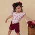Raspberry Organic Shorts | Snuggle Hunny