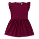 Raspberry Short Sleeve Organic Dress - Thumbnail 12
