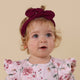 Raspberry Ribbed Organic Topknot - Thumbnail 7
