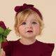 Raspberry Ribbed Organic Topknot - Thumbnail 8