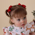 Red Piggy Tail Hair Clips - Pair | Snuggle Hunny