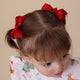Red Piggy Tail Hair Clips - Pair - Thumbnail 3