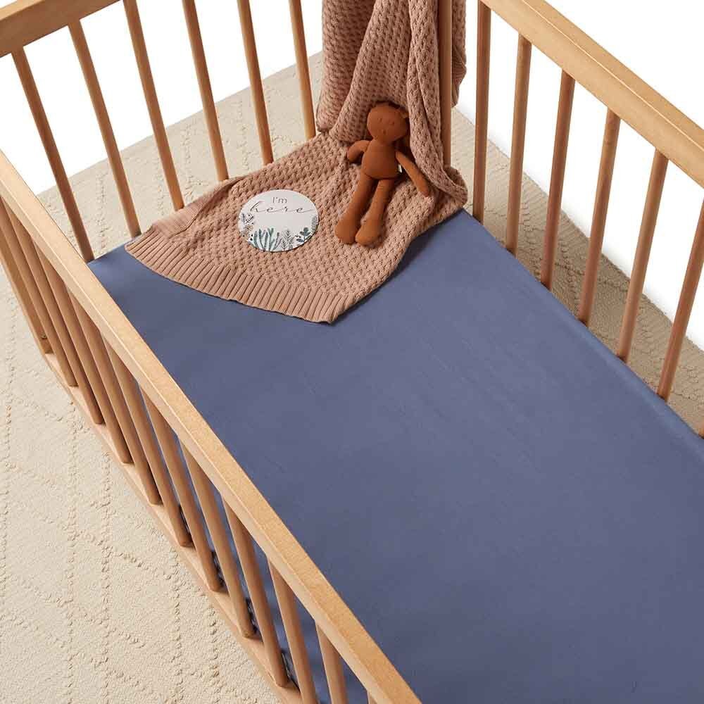 Reign Organic Fitted Cot Sheet - View 1