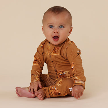 Roar Organic Snugglesuit Convertible Romper | Snuggle Hunny
