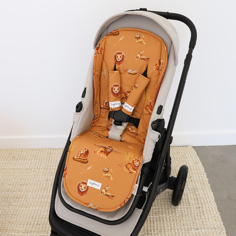 Bundle - Roar Reversible Pram Liner & Strap Cover Set - View 2