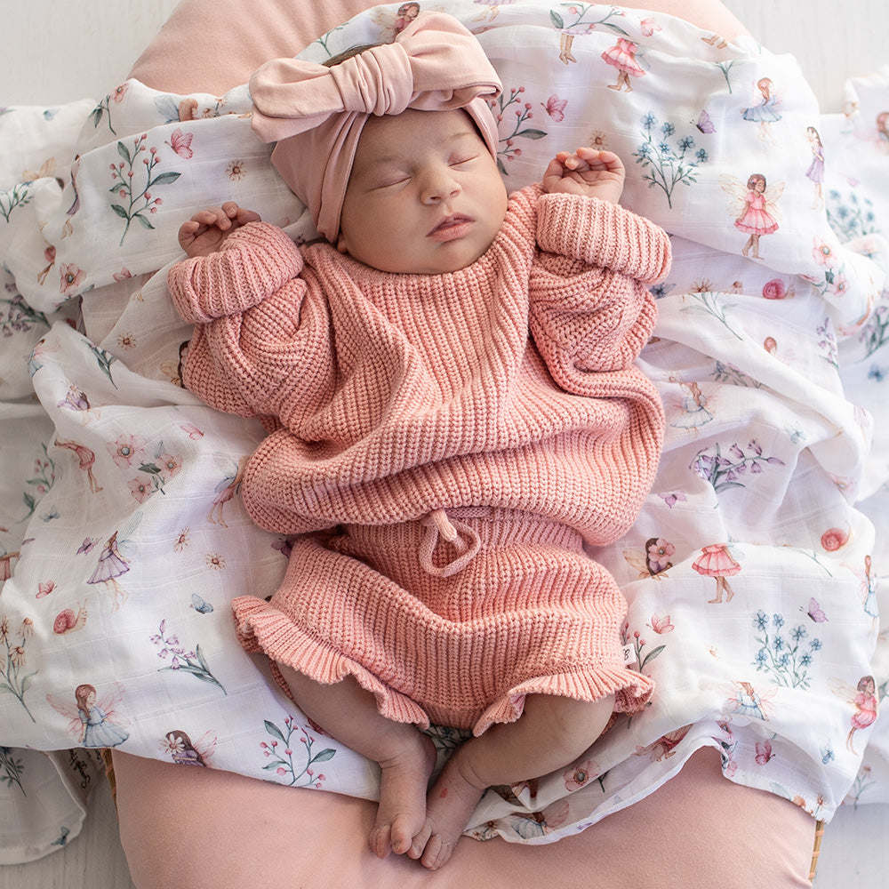Rosa Organic Cotton Knit Bloomers - View 3