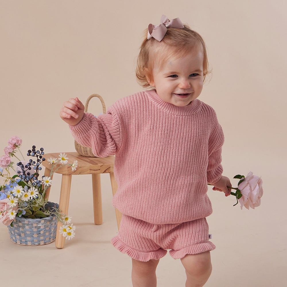 Rosa Oversized Cotton Knit Jumper - View 7