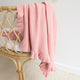 Rosa Ruffle Knit Organic Baby Blanket - Thumbnail 1