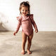 Rose Long Sleeve Organic Bodysuit - Thumbnail 1