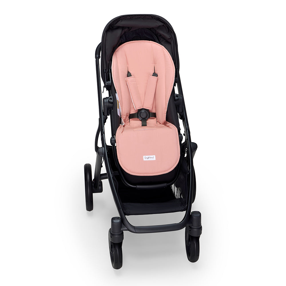 Bundle - Butterfly Pram Liner & Strap Cover Set - View 8