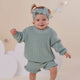 Sage Oversized Cotton Knit Jumper - Thumbnail 6
