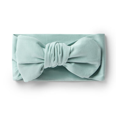 Sage Organic Oversized Bow | Snuggle Hunny