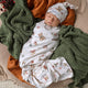 Santa's Toy Shop Organic Jersey Wrap & Beanie Set - Thumbnail 4