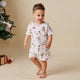 Santa's Toy Shop Organic Kids PJ Set - Thumbnail 5