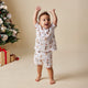 Santa's Toy Shop Organic Kids PJ Set - Thumbnail 2