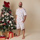 Santa's Toy Shop Organic Mens PJ Set - Thumbnail 2