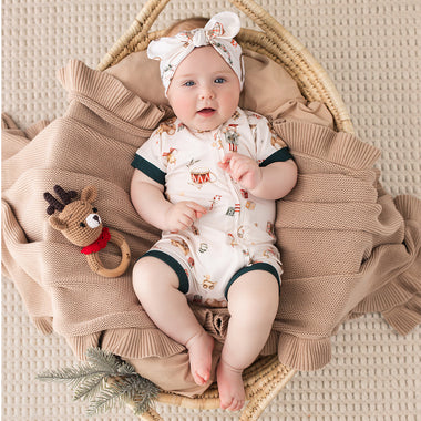 Santa's Toy Shop Organic Snuggle Shortie | Snuggle Hunny
