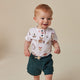 Santa's Toy Shop Short Sleeve Organic Bodysuit - Thumbnail 5