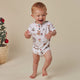 Santa's Toy Shop Short Sleeve Organic Bodysuit - Thumbnail 6