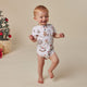 Santa's Toy Shop Short Sleeve Organic Bodysuit - Thumbnail 11