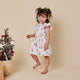 Santa's Toy Shop Short Sleeve Organic Dress - Thumbnail 11