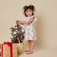 Santa's Toy Shop Short Sleeve Organic Dress - Thumbnail 6