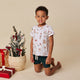 Santa's Toy Shop Organic Short Sleeve Top - Thumbnail 4