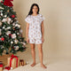Santa's Toy Shop Organic Womens PJ Set - Thumbnail 5
