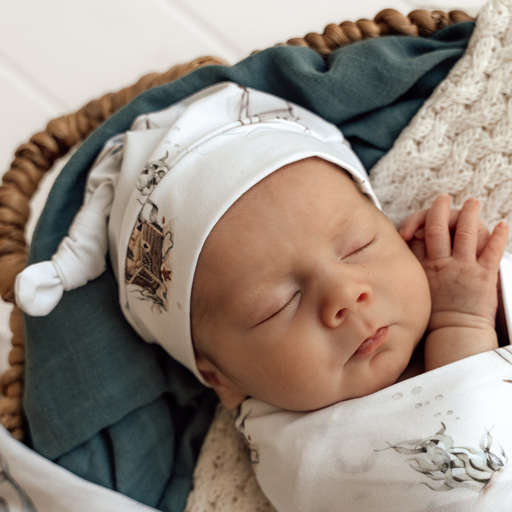 Set Sail Organic Knotted Beanie - View 1