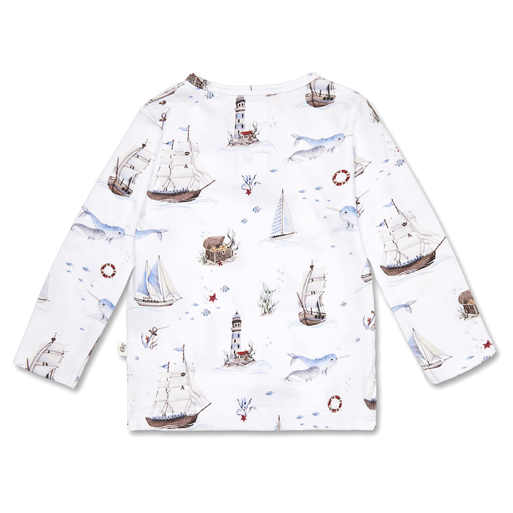Set Sail Organic Long Sleeve Top - View 6