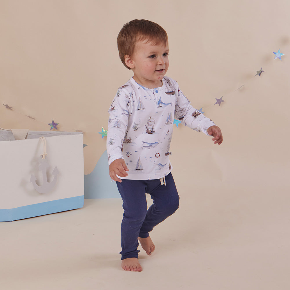 Set Sail Organic Long Sleeve Top - View 4