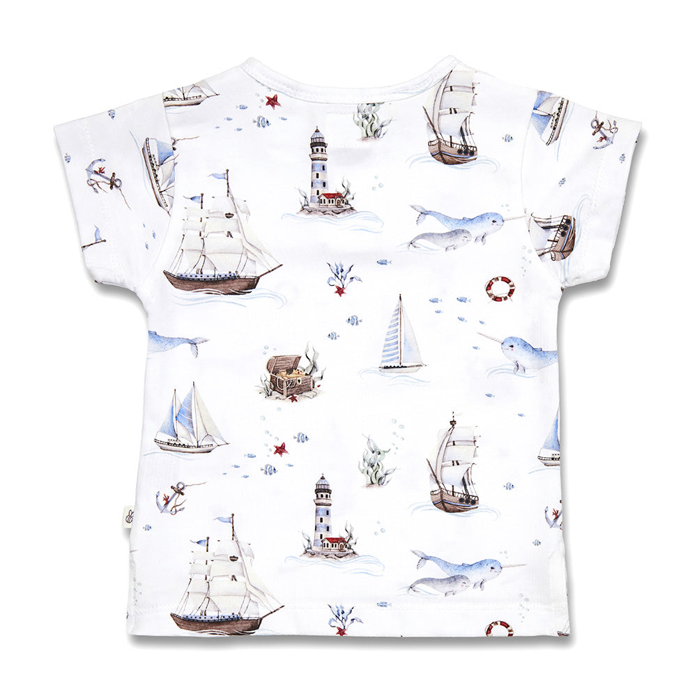Set Sail Organic Short Sleeve Top - View 7