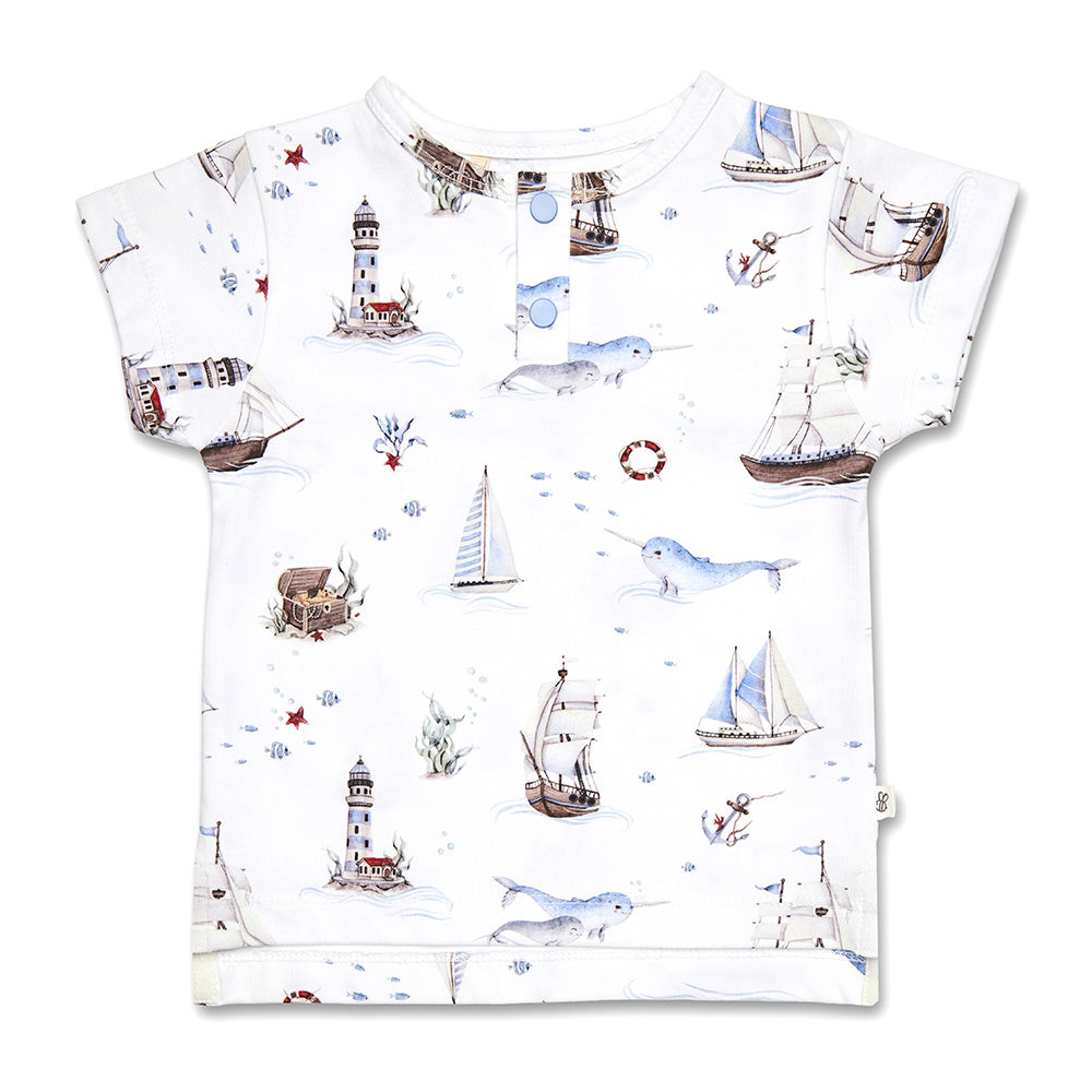 Set Sail Organic Short Sleeve Top - View 2