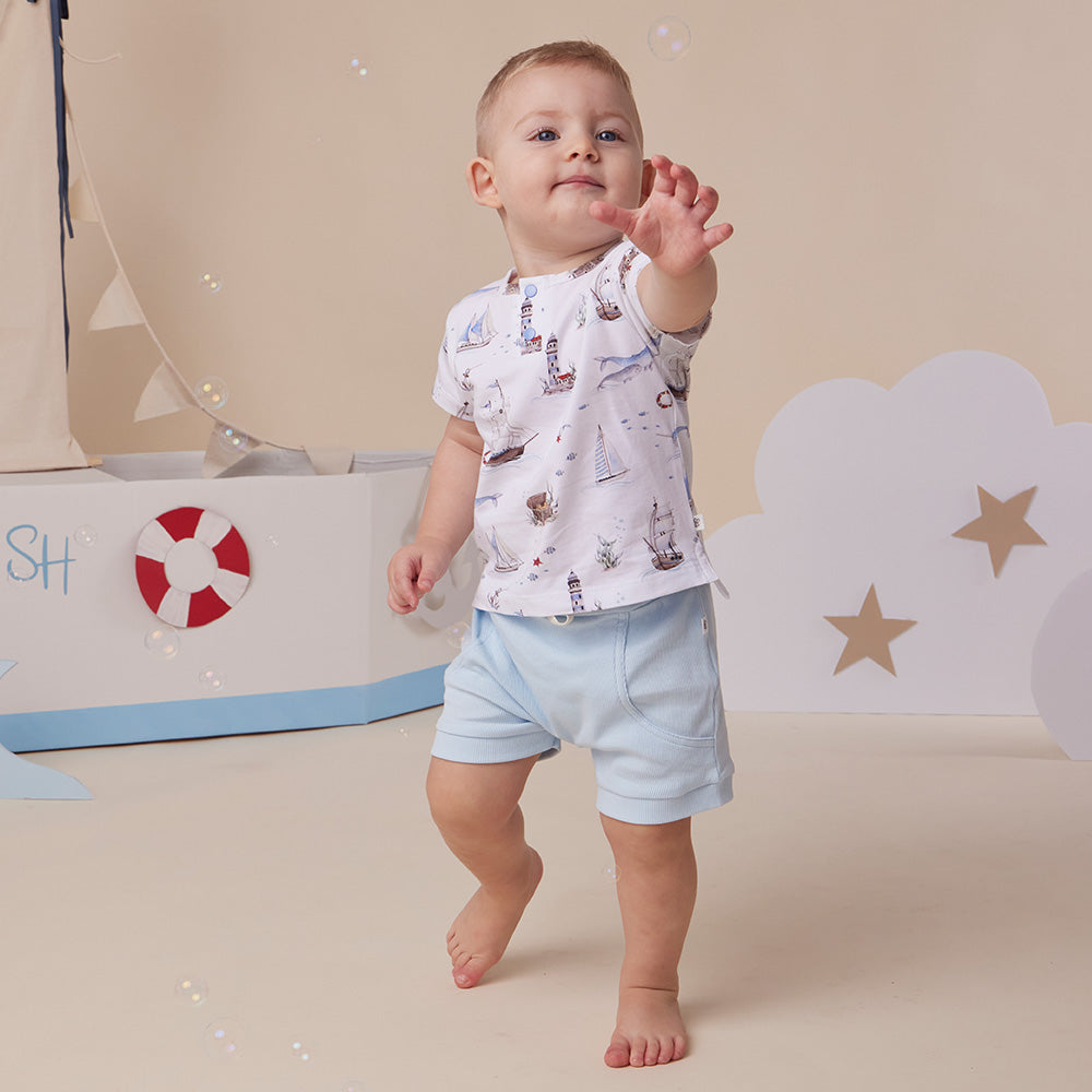Set Sail Organic Short Sleeve Top - View 5