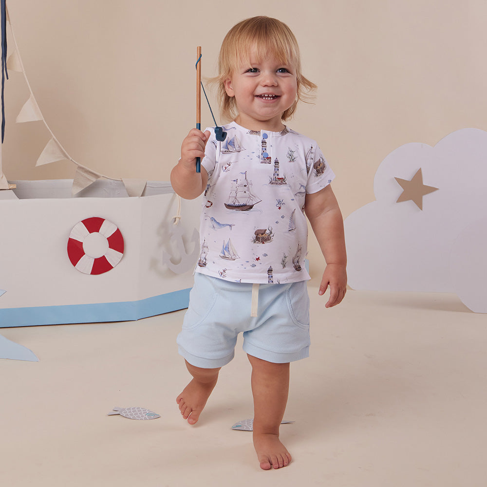Set Sail Organic Short Sleeve Top - View 1