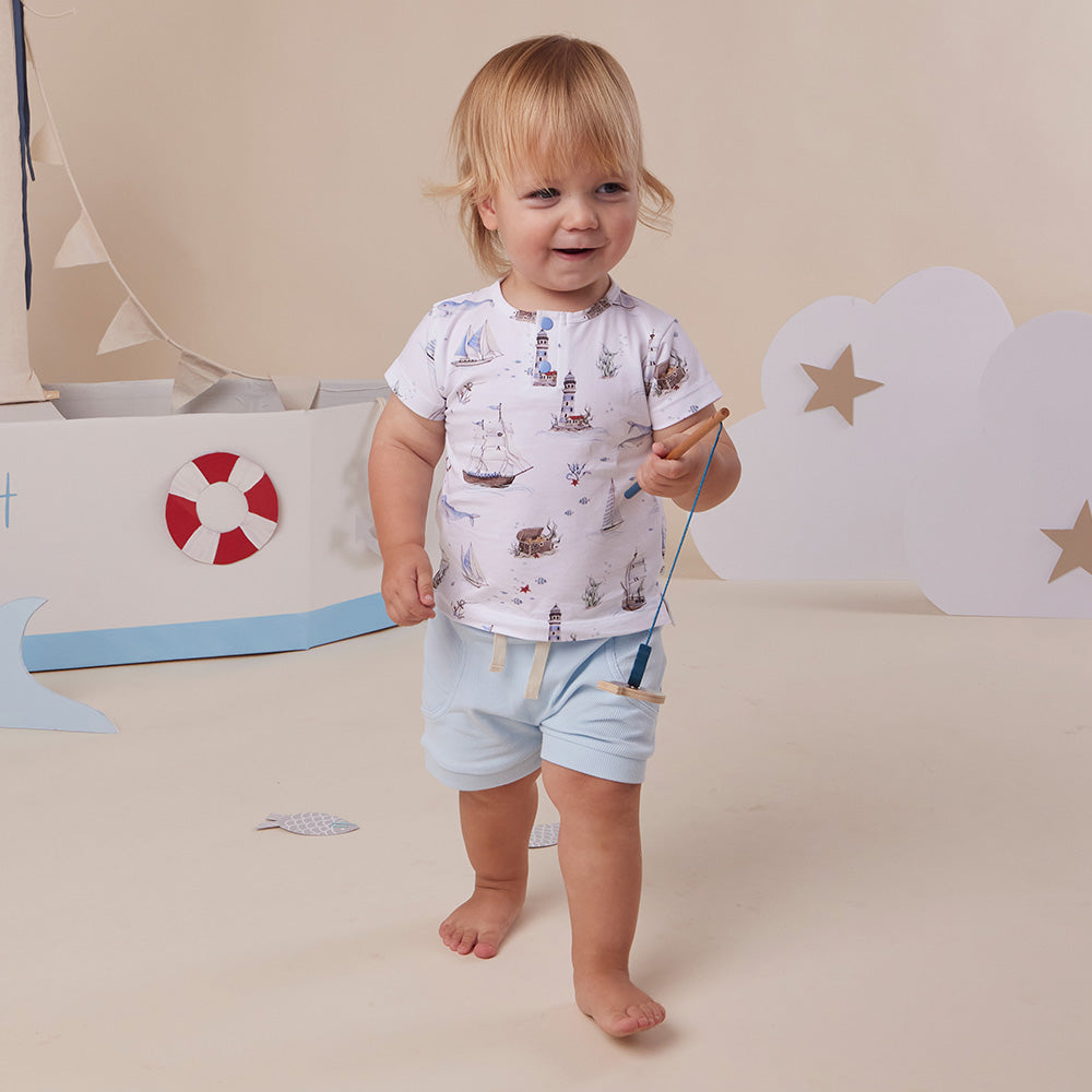 Set Sail Organic Short Sleeve Top - View 6