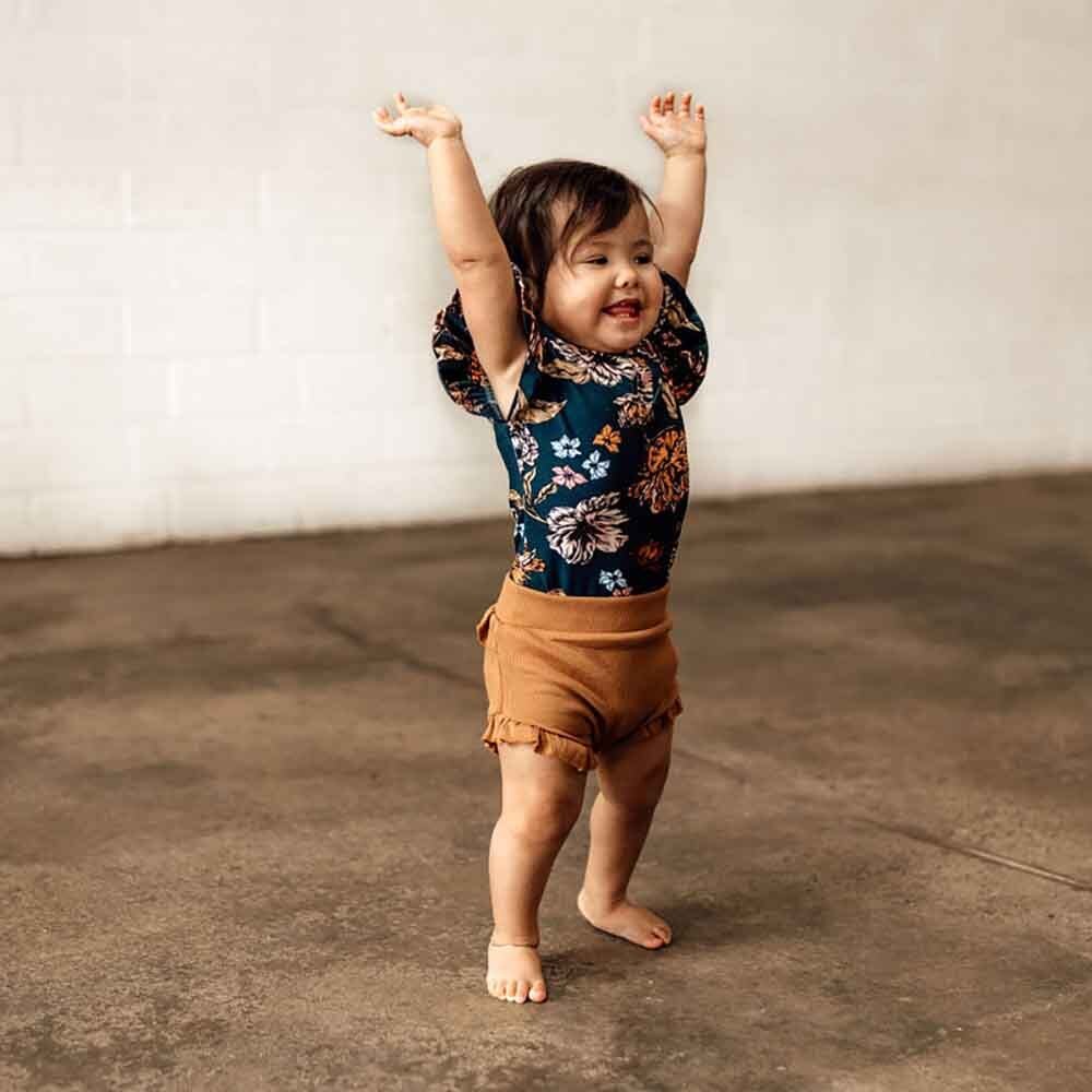 Belle Short Sleeve Organic Bodysuit - View 6