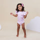 Unicorn Short Sleeve Organic Bodysuit with Frill - Thumbnail 9