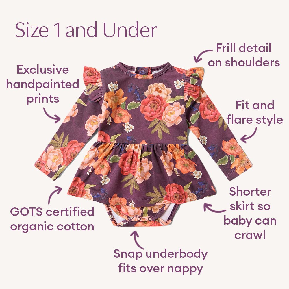 Sienna Long Sleeve Organic Dress - View 4
