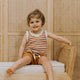 Biscuit Stripe Organic Singlet - Thumbnail 7