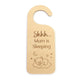 Sleeping Baby Wooden Door Hanger - Thumbnail 4