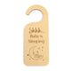Sleeping Baby Wooden Door Hanger - Thumbnail 3