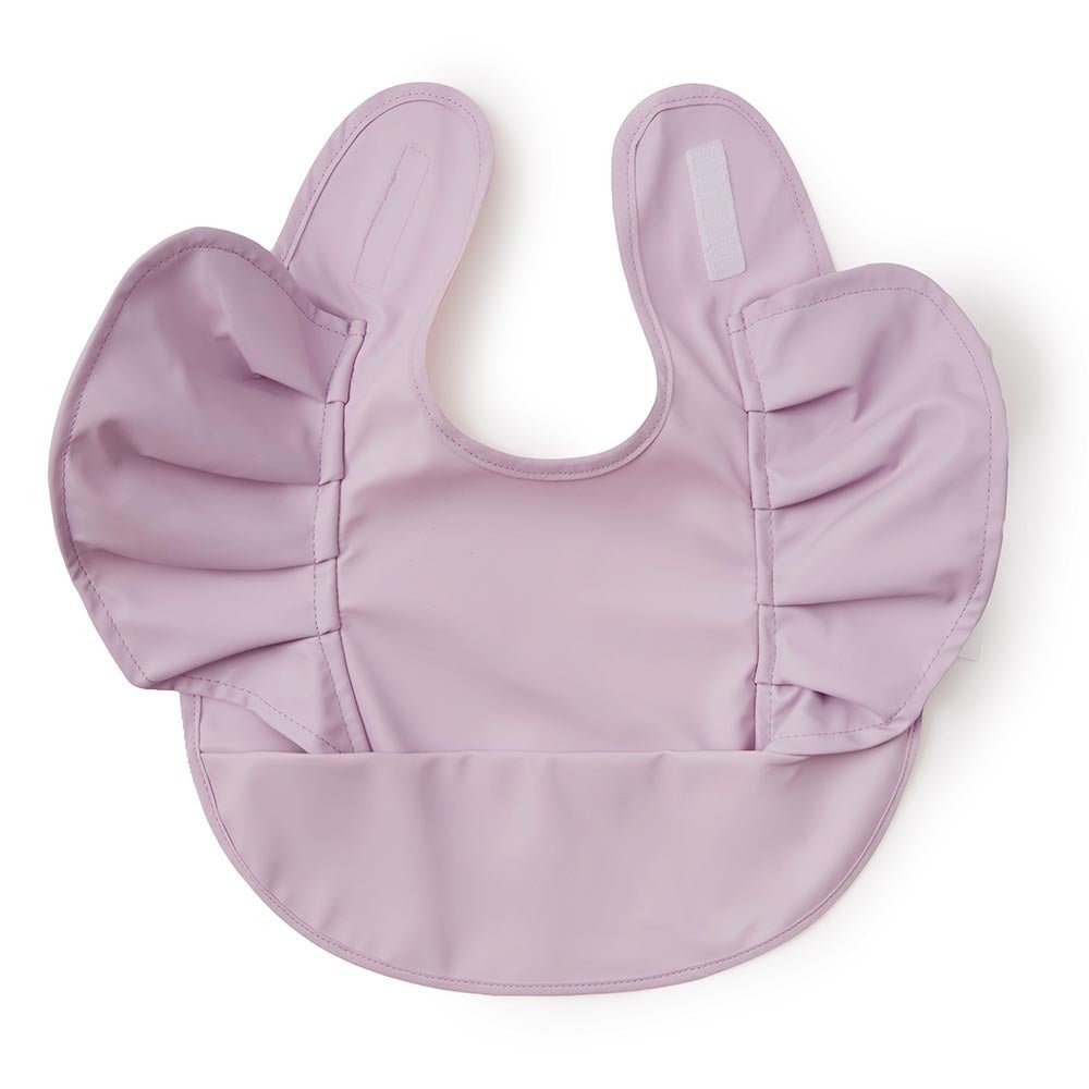 Lavender Frill Snuggle Bib - View 2