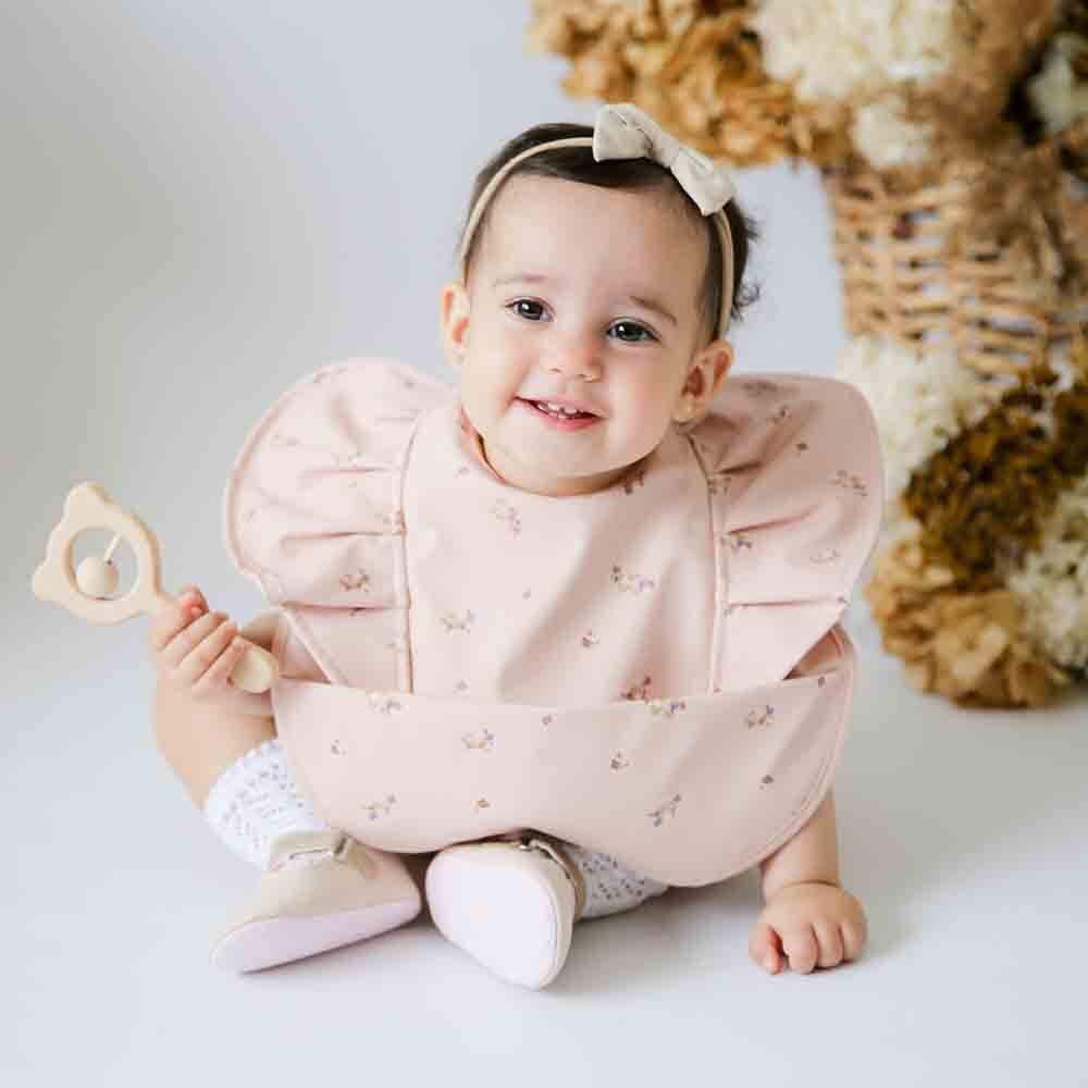 Posy Frill Snuggle Bib - View 6