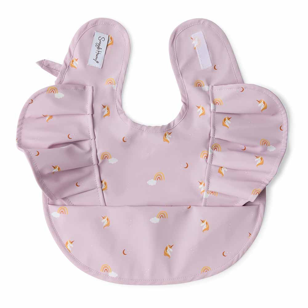 Unicorn Frill Snuggle Bib - View 2