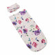 Floral Kiss Organic Snuggle Swaddle & Topknot Set - Thumbnail 2