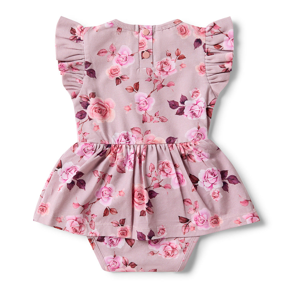 Blossom Short Sleeve Organic Dress - View 5