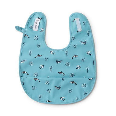 Blue Ocean Snuggle Bib | Snuggle Hunny