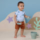 Blue Ocean Short Sleeve Organic Bodysuit - Thumbnail 4